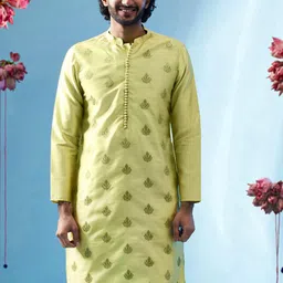 KISAH Ethnic Motifs Embroidered Sequinned Kurta-picture-25