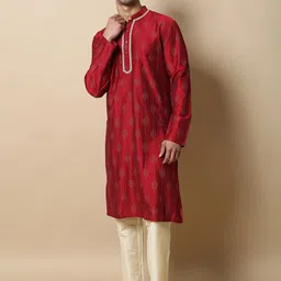 FILORI Ethnic Motifs Embroidered Thread Work Kurta-picture-12