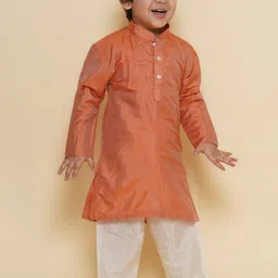 Sethukrishna Boys Mandarin Collar Kurta-24
