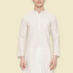 Vastraa Fusion Mandarin Collar Cotton Straight Kurta-image-68