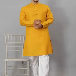 Odd By Poshaak Men Thread Work Kurta-picture-12