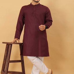 Odd By Poshaak Men Thread Work Kurta-picture-10