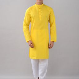 VILLAIN Mandarin Collar Straight Kurta-image-53