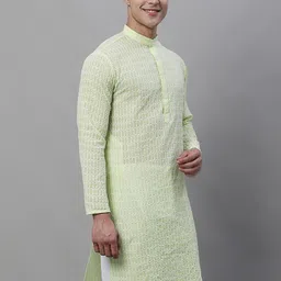 SOJANYA Geometric Embroidered Kurta-image-27