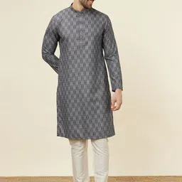 Manyavar Ethnic Motifs Woven Design Straight Kurta-image-40