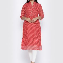SOUNDARYA Women Chevron Printed Kurta-image-19