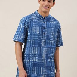 Fabindia Floral Printed Cotton Short Kurta-picture-33