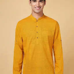 indus route by Pantaloons Men Thread Work Pathani Kurta-37