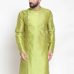 Jompers Men Lime Green Kurta-picture-44