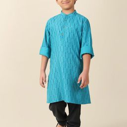 Fabindia Boys Geometric Printed Kurta-5