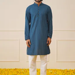 Jompers Embroidered Cotton Strigth Kurtas-picture-27
