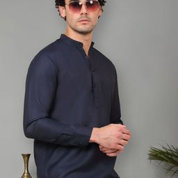 Jompers Mandarin Collar Cotton Straigth Short Kurta-picture-15