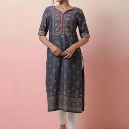 Sangria Printed Straight Kurta-picture-54