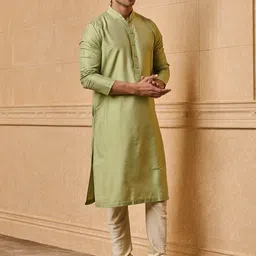 Tasva Zero Point Collar Single Kurta-picture-9