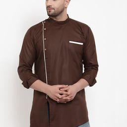 Benstoke Men Regular Sleeves Thread Work Kurta-picture-49