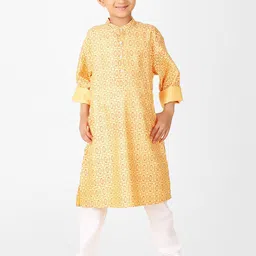 Fabindia Boys Ethnic Motifs Printed Kurta-image-20