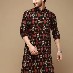 Sanwara Ethnic Motifs Printed Kurta-image-60
