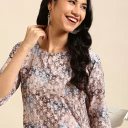 SHOWOFF Floral Printed Kurta-image-35