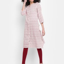 V-Mart Women Ethnic Motifs Printed Indie Prints Kurta-image-87