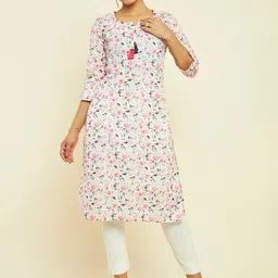 Soch Floral Printed Pure Linen Kurta-picture-46