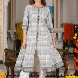 KALINI Geometric Printed Anarkali Kurta-picture-42