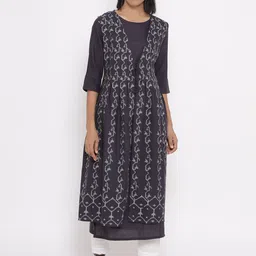 W Ethnic Motifs Printed Kurta-picture-11