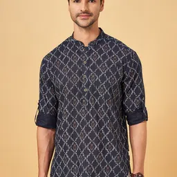 indus route by Pantaloons Geometric Printed Kurta-19