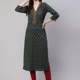 Nayo Ethnic Motifs Printed Kurta-image-18