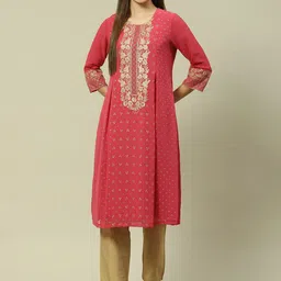 Rangriti Yoke Design Straight Kurta-picture-22