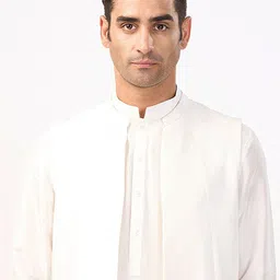 Rohit Gandhi + Rahul Khanna Ombre Thread Work Pathani Kurta Set image 5