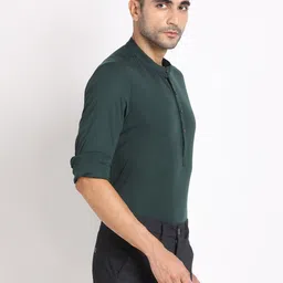 Turtle Men Thread Work Pathani Kurta image 2