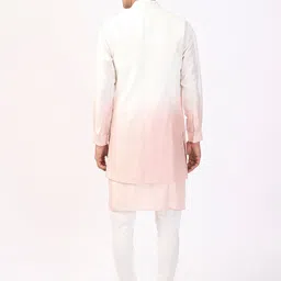 Rohit Gandhi + Rahul Khanna Ombre Thread Work Pathani Kurta Set image 2