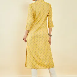 Soch Geometric Printed Kurta image 4