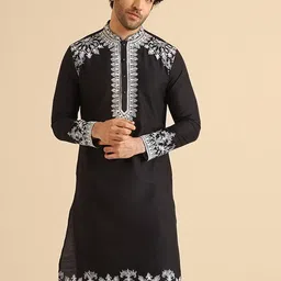 KISAH Yoke Design Embroidered Straight Kurta-picture-36