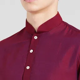 KISAH Mandarin Collar Regular Kurta with Churidar image 2