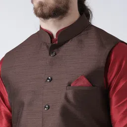 DEYANN Regular Kurta with Pyjamas With Jacket image 2