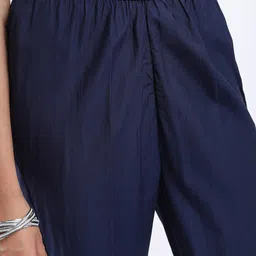 Vishudh Blue Bandhani Printed Kurta with Trousers & With Dupatta image 3