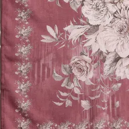 Libas Floral Printed Regular Thread Work Kurta with Trousers & With Dupatta image 3
