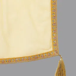 KALINI V-neck Ethnic Motifs Embroidered Regular Kurta with Sharara & With Dupatta image 4