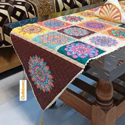 Brown, Multicolor 180 cm Table Runner-18