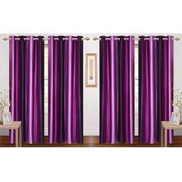 Shopgallery Purple Set of 4 Room Darkening Window Curtain-image-25