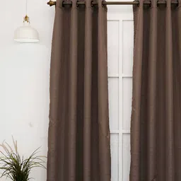 Ariana Brown Black Out Window Curtain-image-27