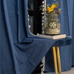 URBAN SPACE Blue Door Curtain-image-75