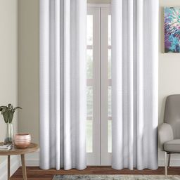 Aura White 2 Pcs Embossed Door Curtain-image-81