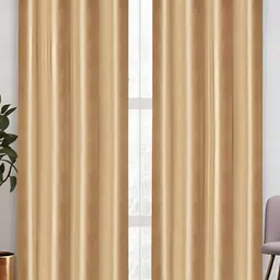THE CONVERSION Gold-Toned 2 Pieces Door Curtains-image-18