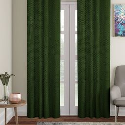 Aura Green 2Pcs Regular Door Curtain-image-38