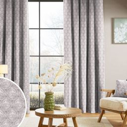 Nefertiti Home Purple 2 Pieces Black Out Long Door Curtain-image-70