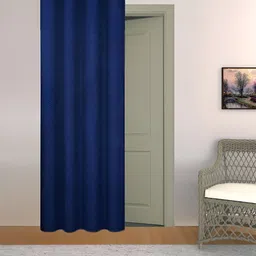 THE CONVERSION Blue Room Darkening Door Curtain-image-31