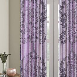 ROMEE Lavender & Grey Damask Pattern Room Darkening Door Curtain-image-10
