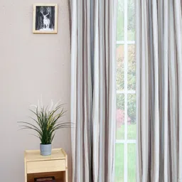 Ariana Multicoloured Striped Long Door Curtain-48